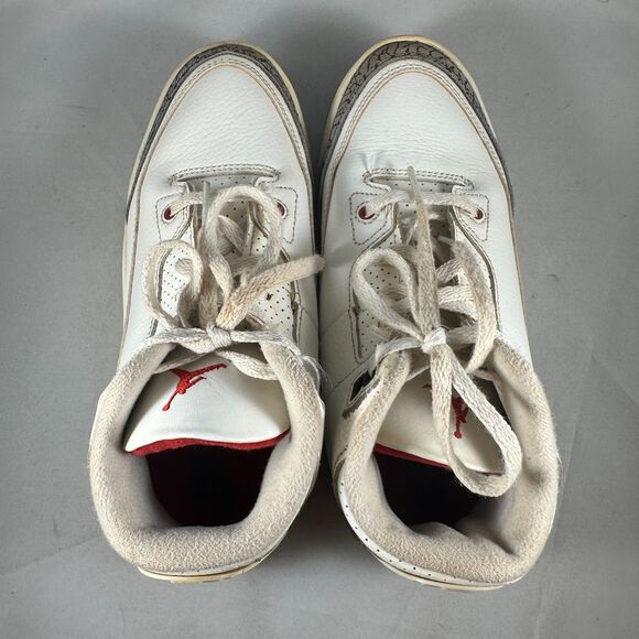 Nike Kids 3Y Air Jordan(PS) 3 Sneakers Retro White Cement Reimagined DM0966-100 - Picture 6 of 9